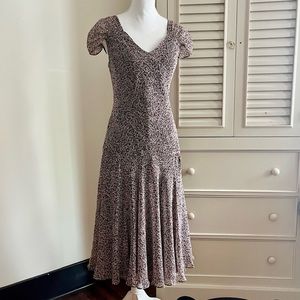 100% silk Y2K floral dress